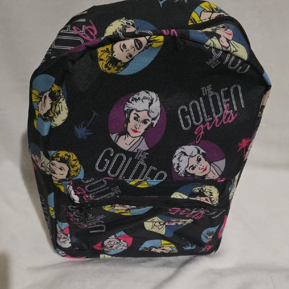 The‎ Golden Girls Patterned Black Backpack